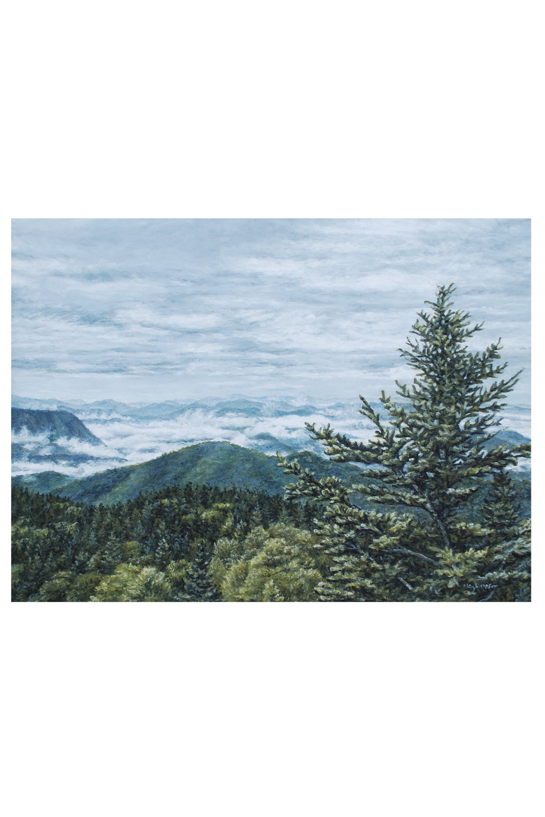 Blue Ridge Overlook - Print