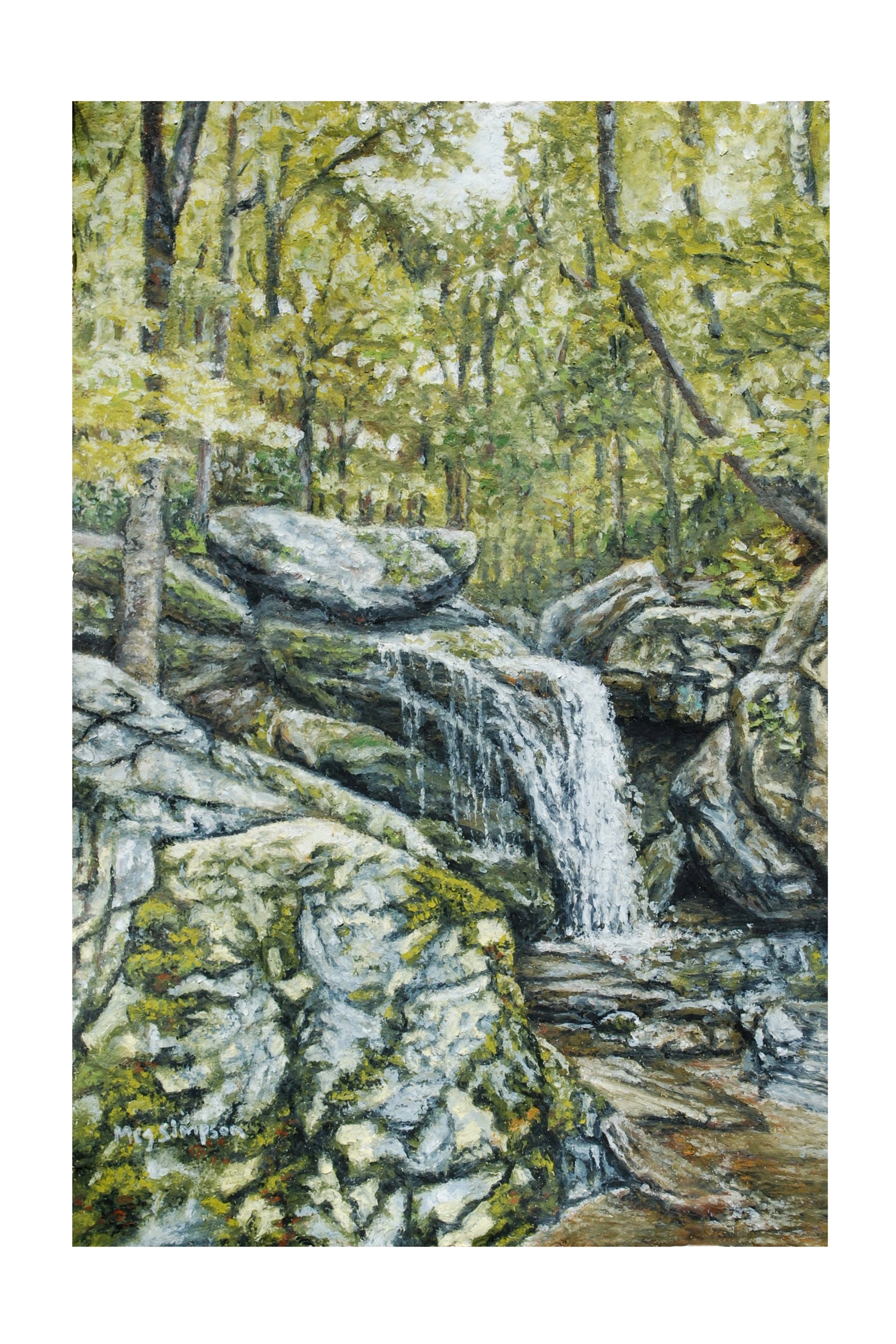Downstream of Otter Falls - Print