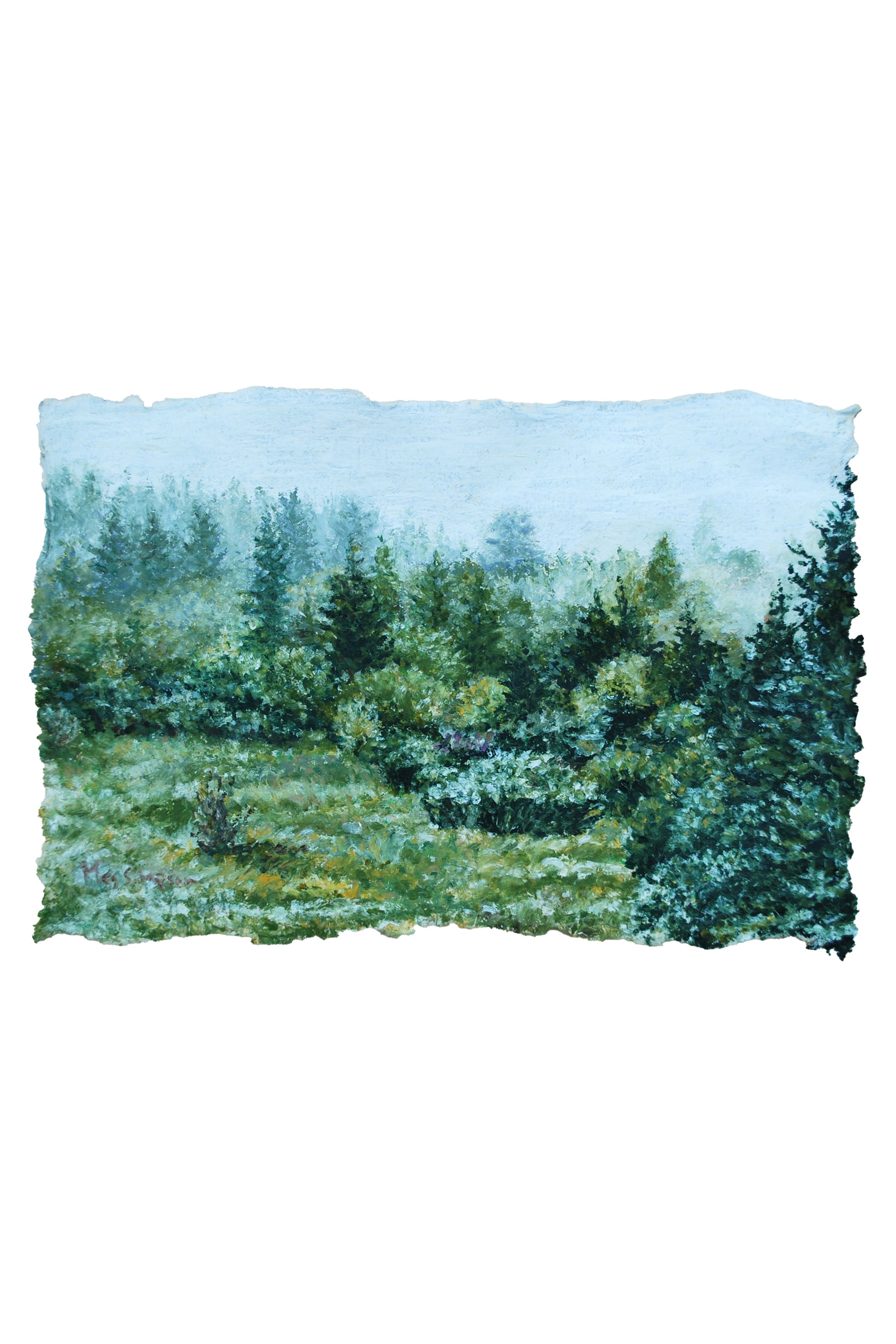Fog on the Mountain - Original