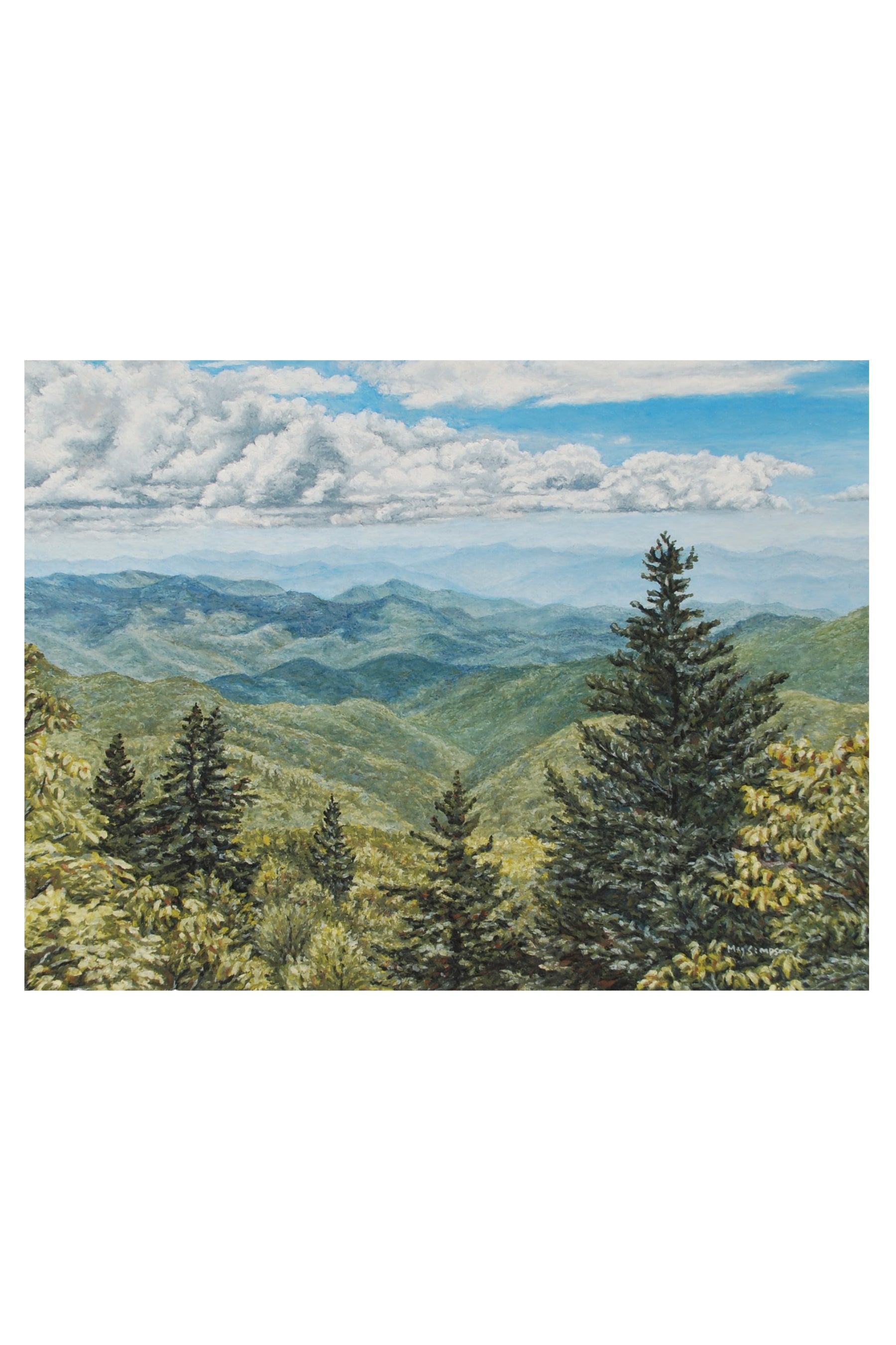 Cloudy Overlook - Print