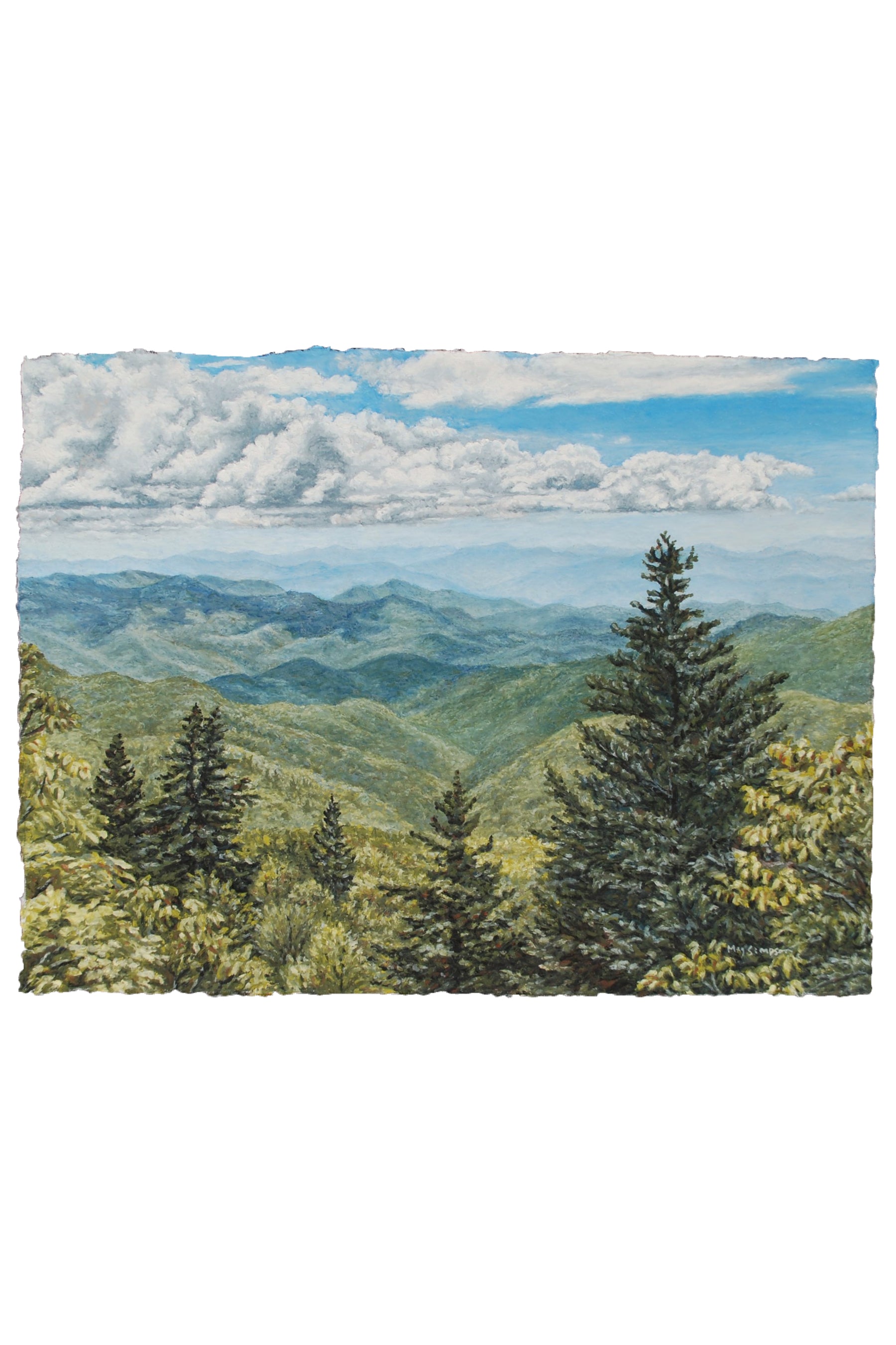 Cloudy Overlook - Original